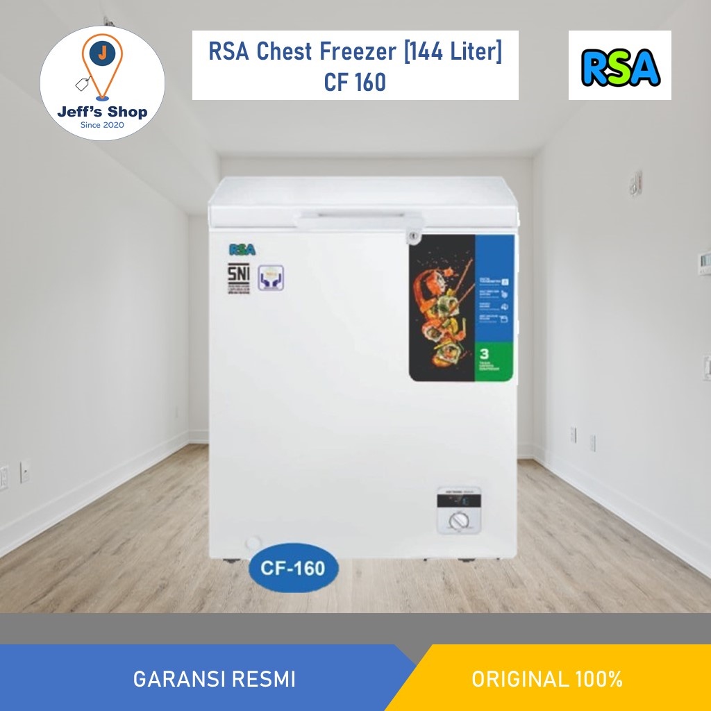 Jual RSA Chest Freezer / Freezer Box [144 Liter] CF 160 | Shopee Indonesia