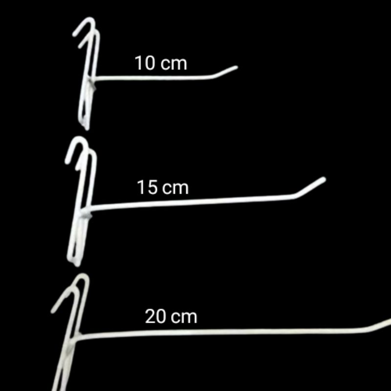 Jual CANTOLAN DISPLAY CANTOLAN RAM SINGLE RAM PUTIH UKURAN 10 Cm AKSESORIS RAM PER 10 BH