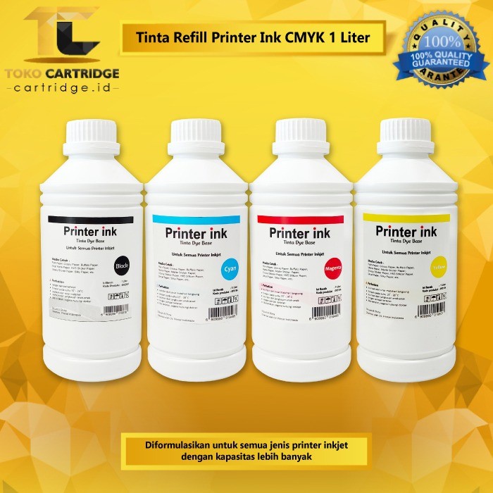 Jual Tinta Refill Liter Jerigen Printer Canon Cartridge Pg Cl Ink Shopee Indonesia