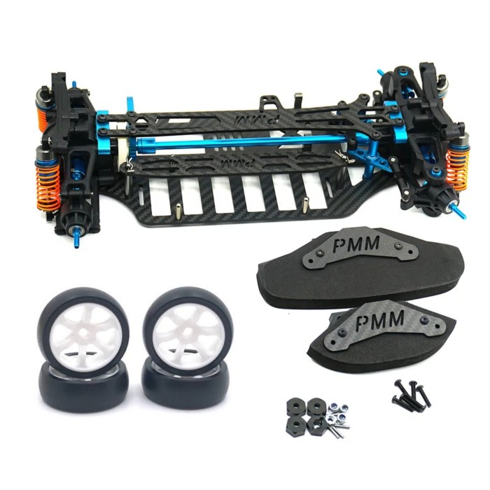 Vuzmode 8-teiliges Metall-Schwingarm-Set Für Tamiya TT-01/TT-01E RC-Auto