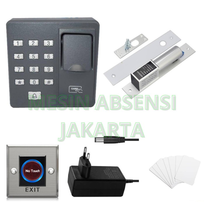 Jual ZKTECO X6 ACCESS CONTROL PAKET AKSES DOOR FINGERPRINT ZKTECO X6