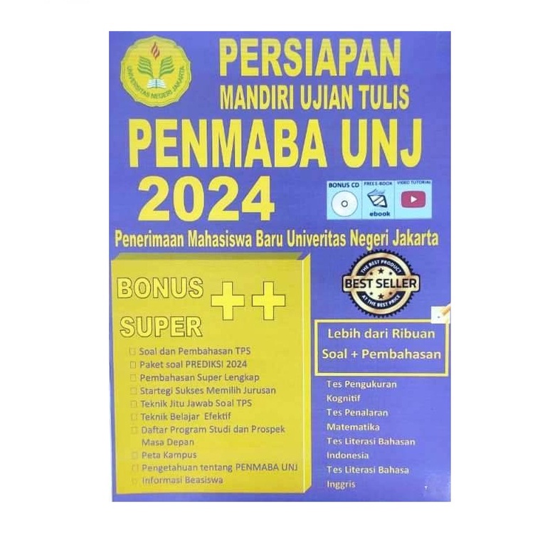 Jual Buku Persiapan Dan Panduan PENMABA UNJ 2024 | Shopee Indonesia