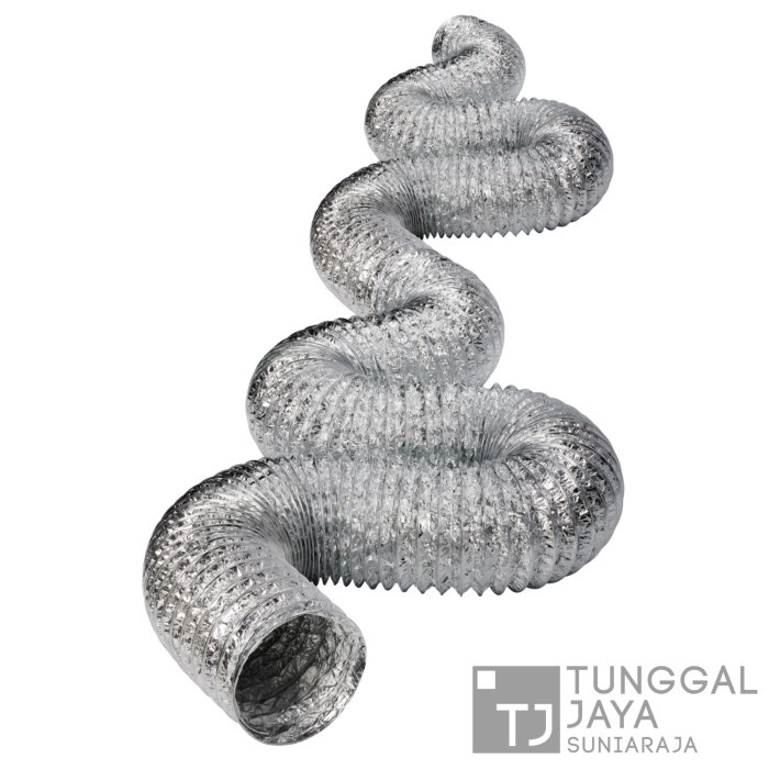 Jual Alumunium Flexible Ducting 4 Inch Pipa Angin Cooker Hood Exhaust