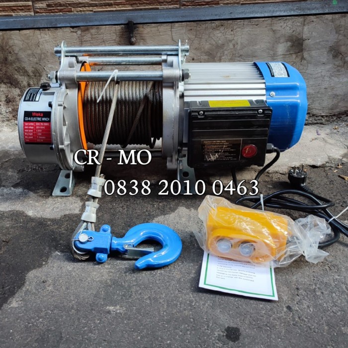 Jual Electric Winch Hoist Kg Weka Germany Ton Katrol V