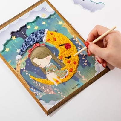 [BS] Mainan Tempel Kerajinan Tangan Anak (Dapat LEM) Art dan Craf DIY