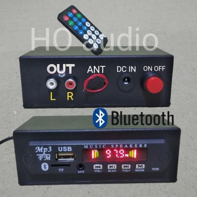Jual Mp3 Player Bluetooth Usb Fm Rakitan Mini Box Dc 12 Volt Non Cod ...