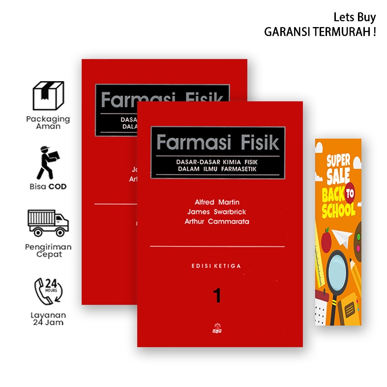 Jual Paket Farmasi Fisik Edisi 3 Jilid 1 Dan 2 By Alfred Martin