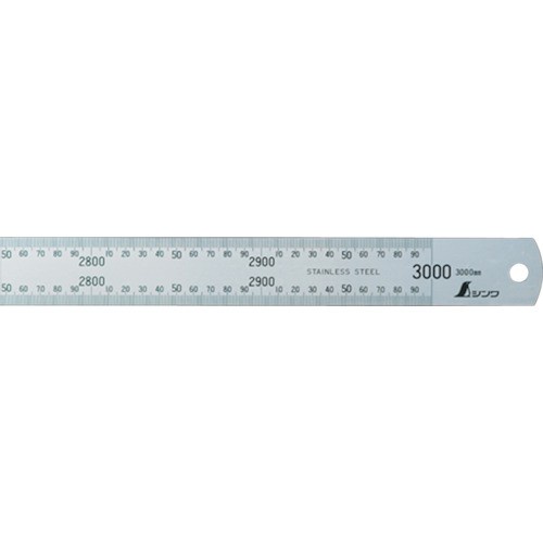 Jual Promo Shinwa Stainless Steel Ruler H-402I 3000 Mm X 118
