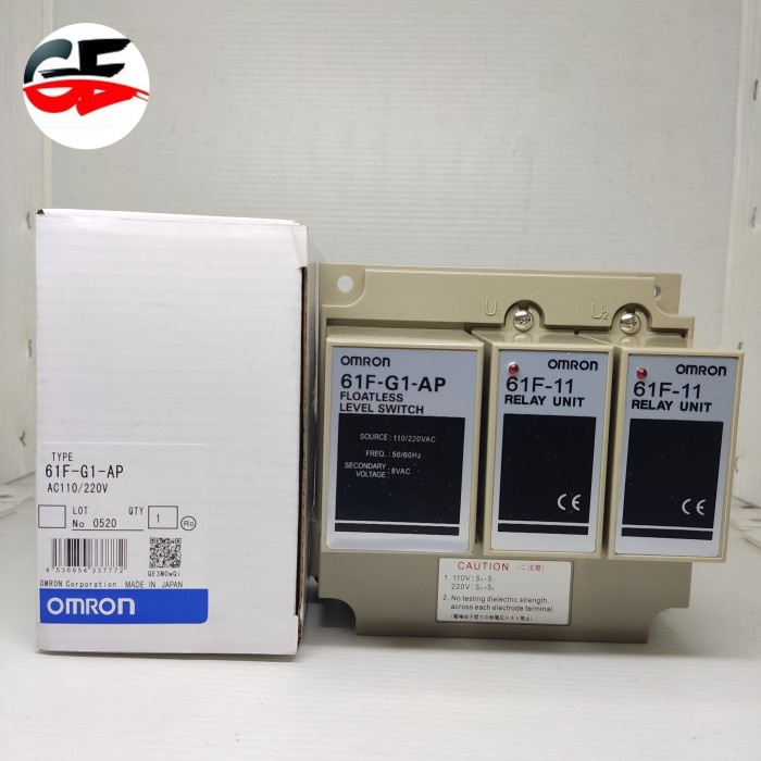 Jual Floatless level switch omron 61fg1ap WLC omron 61fg1ap 2 tangki