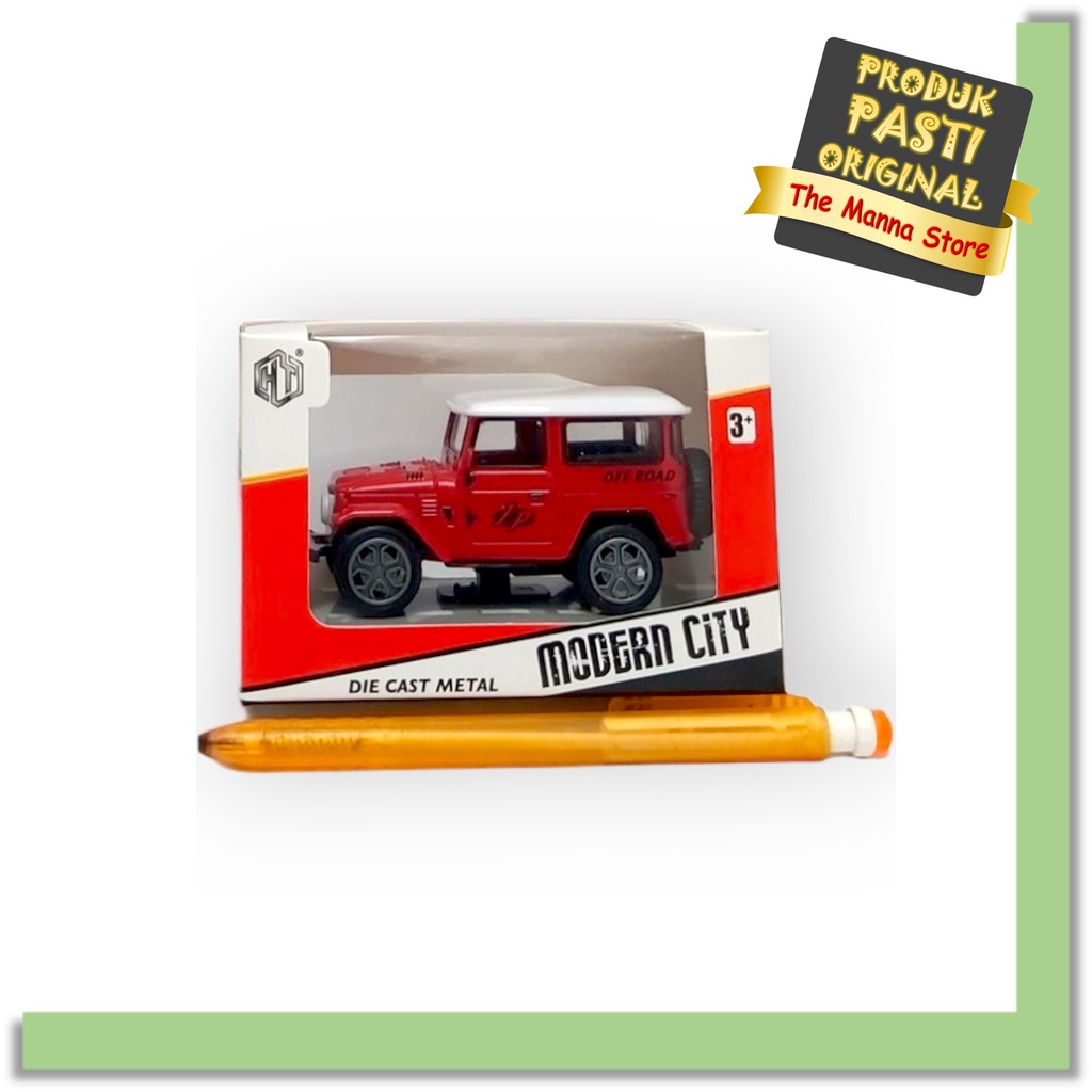 Jual Mainan Anak Modern City Jeep Die Merah Cast Kuaitas Bagus | Shopee ...