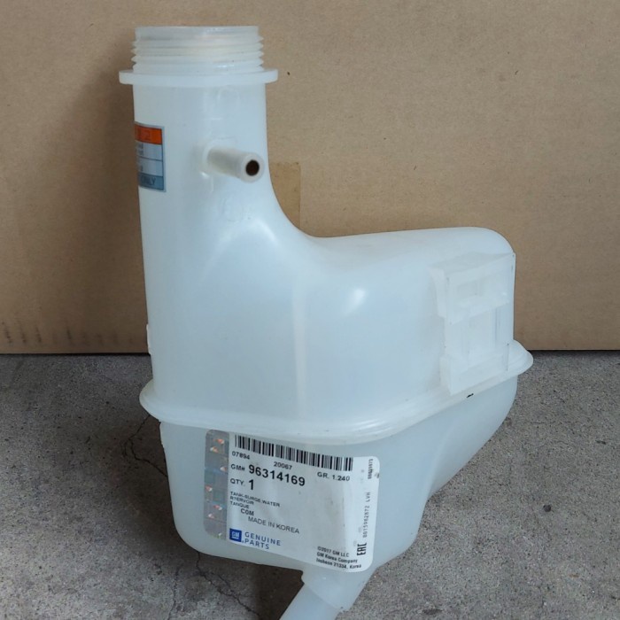 Jual Tabung Reservoir Air Radiator Chevrolet Spark 800Cc Original Gm ...