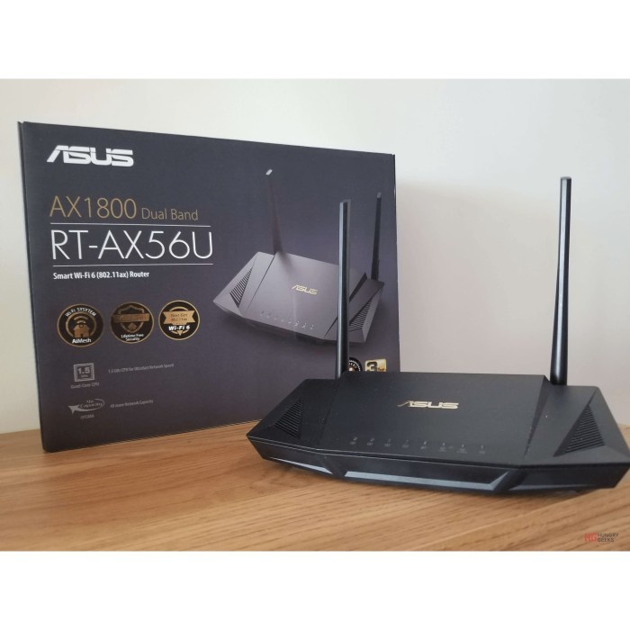 Jual ASUS RT-AX56U AX1800 Dual Band WiFi 6 Router supporting AiMesh ...