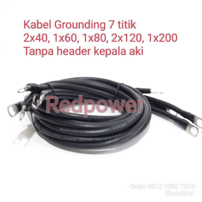 Jual Kabel Nyaf Grounding Mobil Set Untuk Titik Tanpa Header Tembaga Original Shopee Indonesia