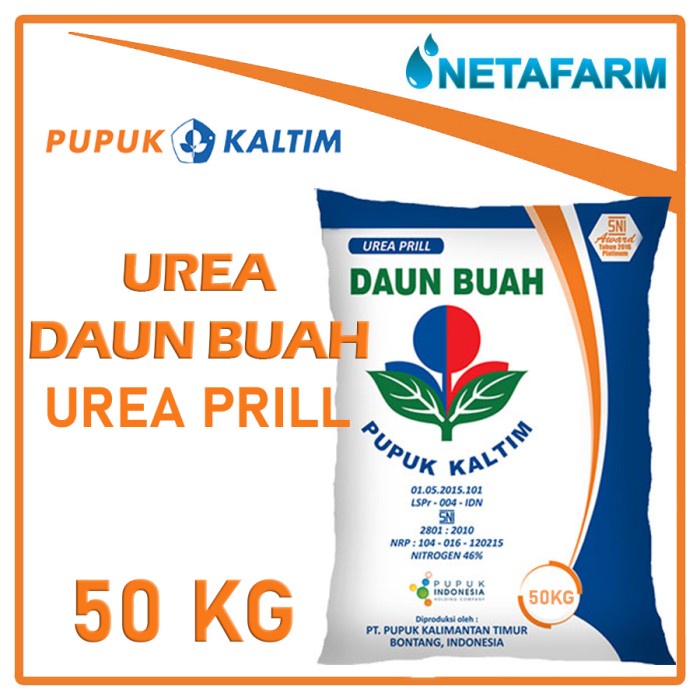 Jual Pupuk Kaltim Urea Prill Daun Buah Nitrogen 46 Kemasan 50 Kg Shopee Indonesia 5583