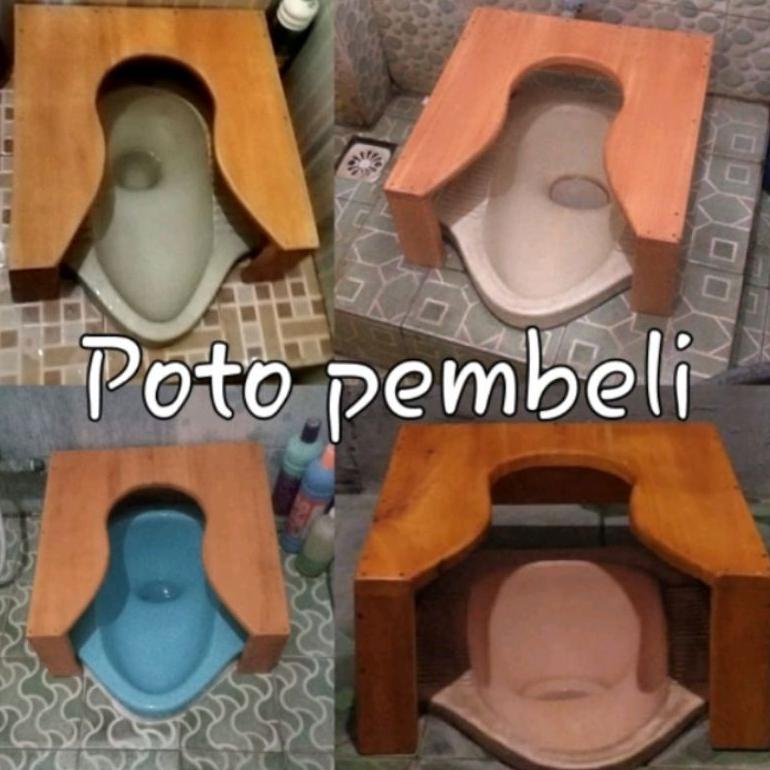 Jual Termurah Kursi Toilet Kursi Duduk Lansia Kursi Jongkok Bangku Kayu ...