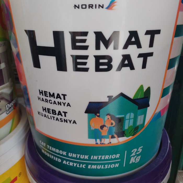 Jual CAT TEMBOK NORIN ,CAT MURAH HEMAT HARGA,HEBAT KUALIATAS ISI 25KG