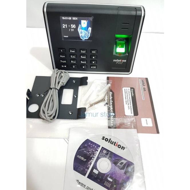 Jual Mesin Absen Sidik Jari / Finger Print Solution P207 - Black ...