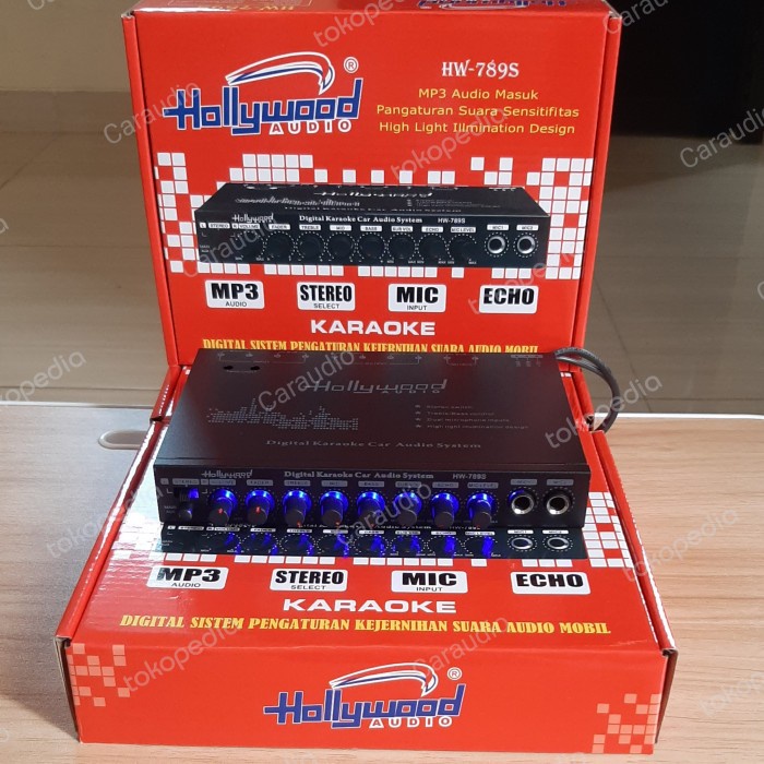 Jual Parametrik Audio Mobil Equalizer Pre Amplifier HOLLYWOOD Shopee