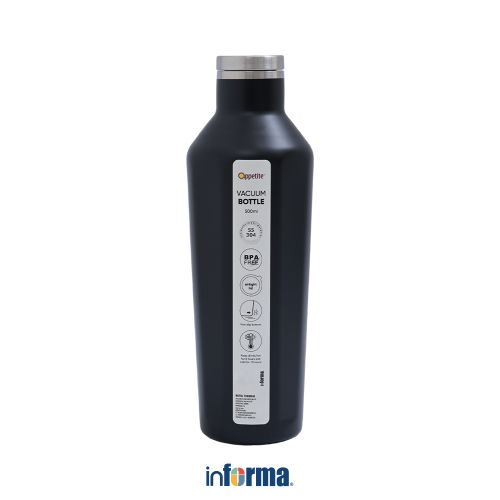 Jual Informa Appetite Ml Darya Botol Vacuum Flask Hitam Tumbler Termos Minuman Tempat Air