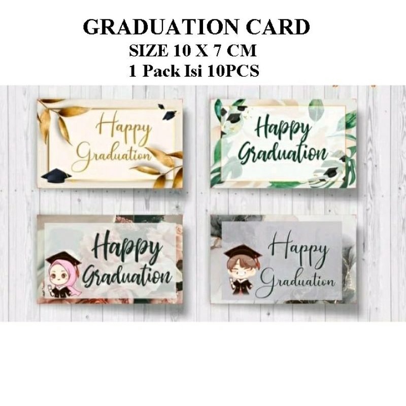 Jual 10 PCS GREATING CARD GRADUATION | Shopee Indonesia