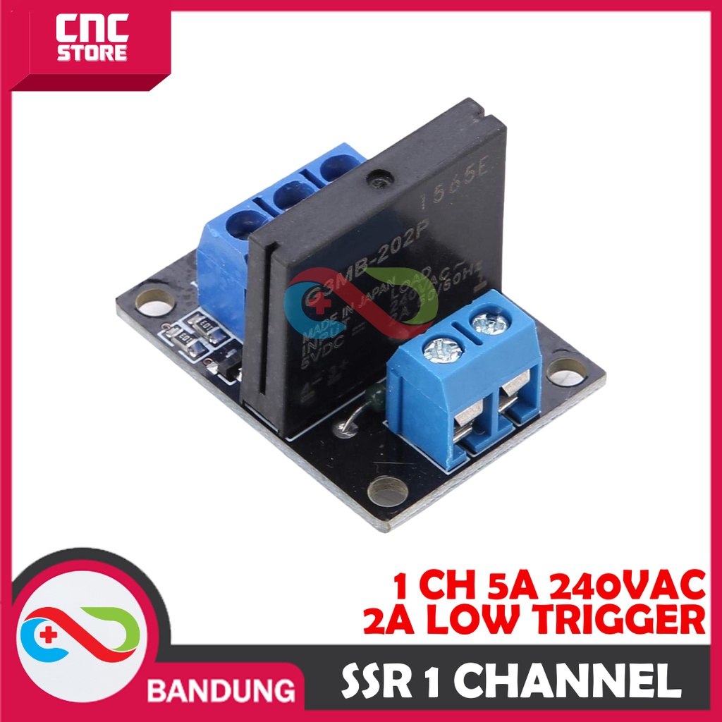 Jual SSR SOLID STATE RELAY MODULE 1 CHANNEL 5V DC FOR ARDUINO | Shopee ...