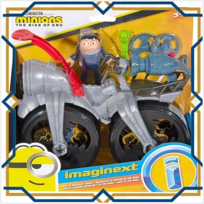 Jual [FMS] Imaginext Minions The Rise of Gru Rocket Bike & Figure Set ...