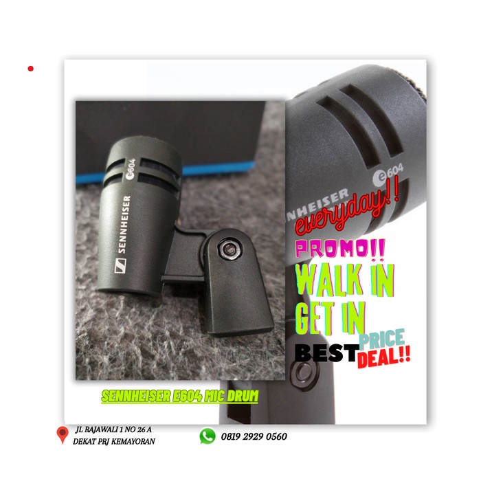 Jual Sennheiser E604 Mic Drum ,BMJ Shopee Indonesia