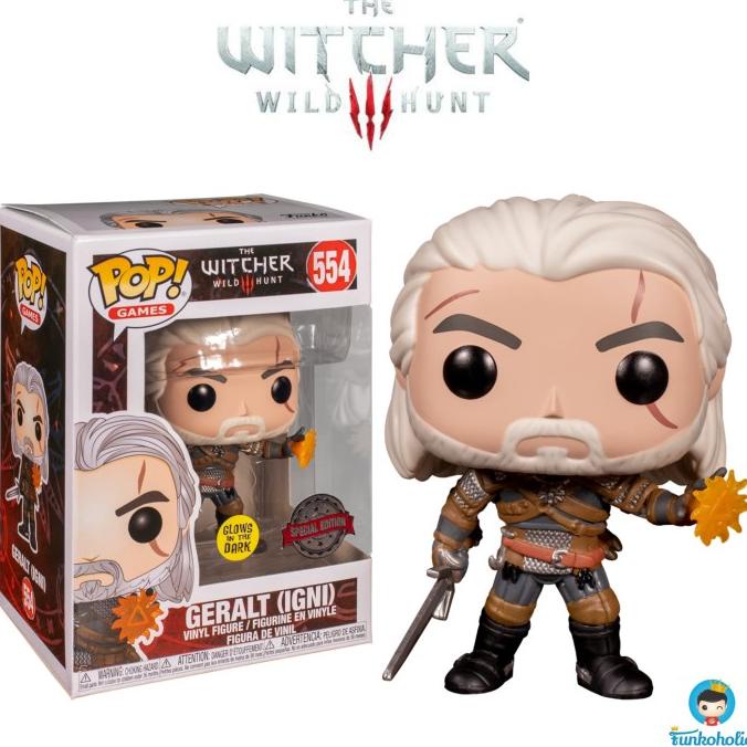 Funko Pop! Television The Witcher Geralt 1385 Original Colecionavel - Moça do Pop - Funko Pop é