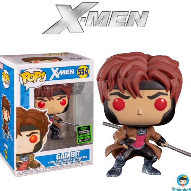 Jual Funko POP! Marvel X-Men Classic Gambit with Bo-Staff [ECCC ...