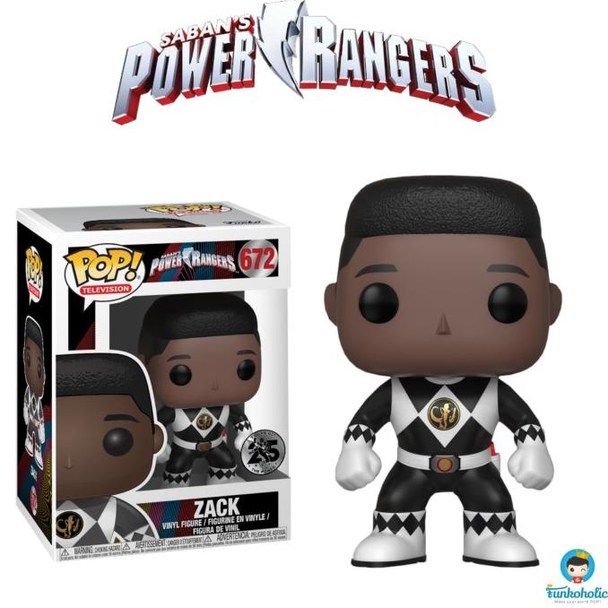 Jual Funko POP! Television Power Rangers - Zack (Unmasked Black Ranger ...