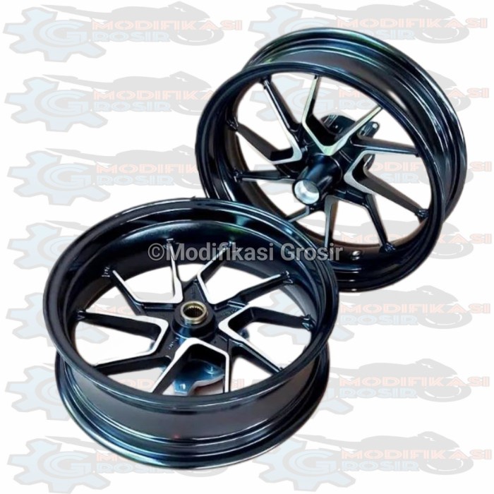 Jual Velg Racing Tapak Lebar Chemco New Nmax Black Chrome