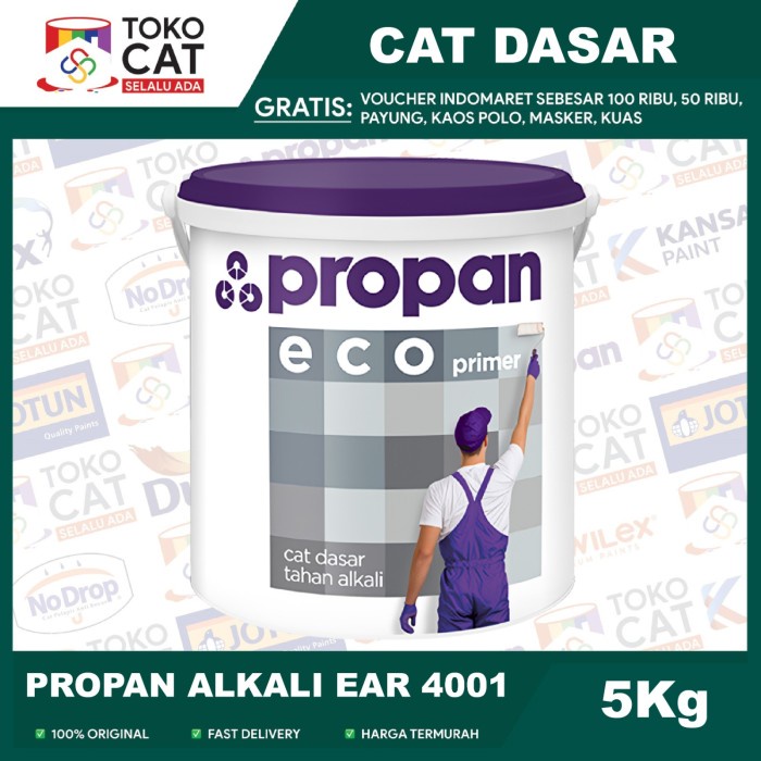 Jual Cat Dasar PROPAN Eco Emulsion Alkali Resisting Primer EAR-4001 4 ...