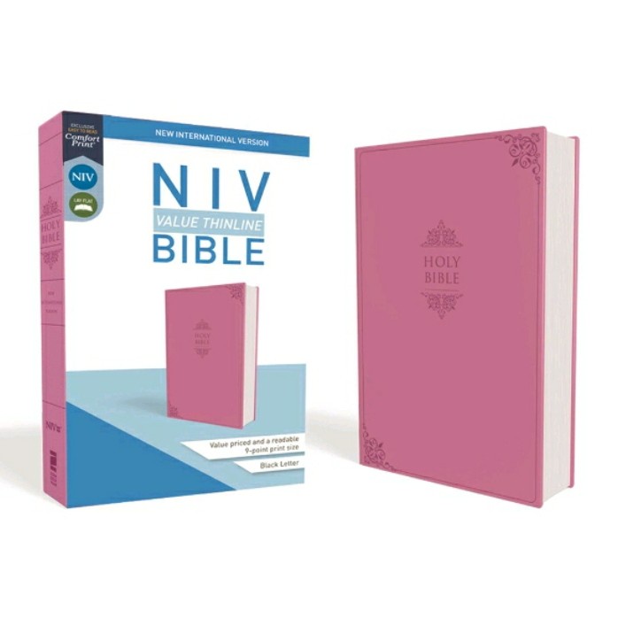 Jual [COD] Holy Bible: Niv Value Thinline Bible Leathersoft Pink ...