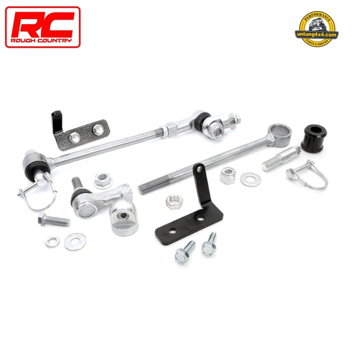 Jual [New Ori] Rough Country Front Sway Bar Quick Disconnects. Jeep
