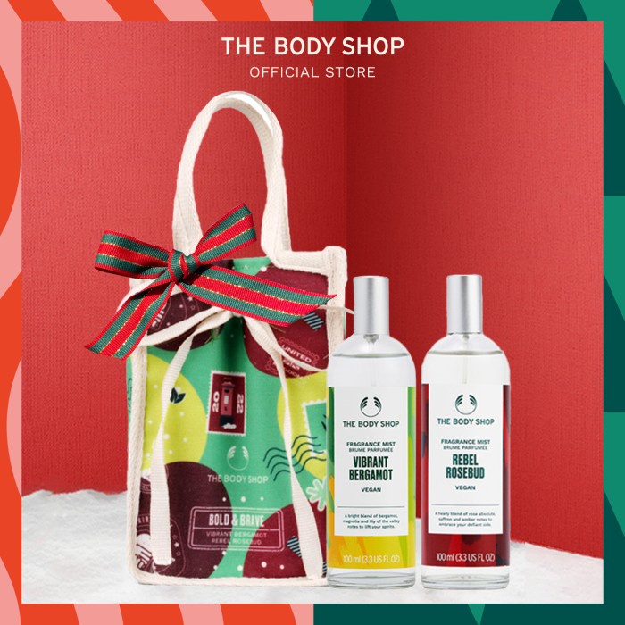 Jual The Body Shop Christmas Gift Rebellious & Energetic Fragrance Duo