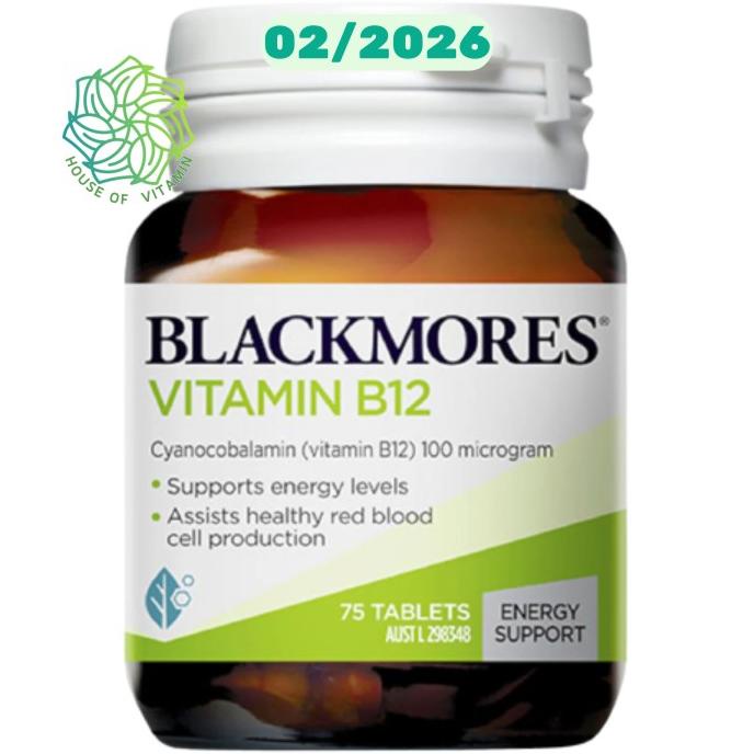 Jual PROMO Blackmores Mega B Complex 75 Tablets Vitamin B12 B 12 Tablet ...