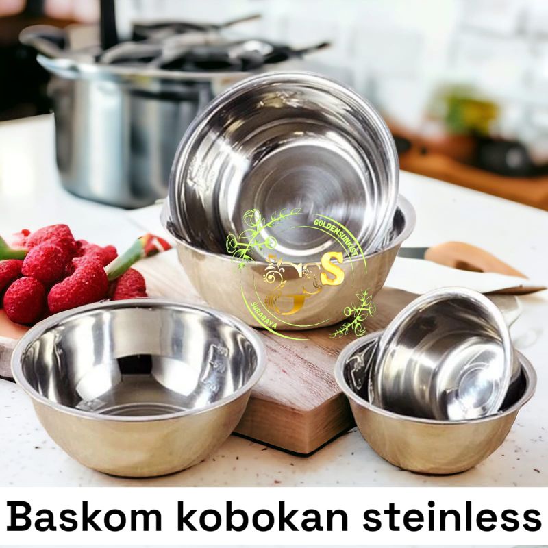 Jual Baskom Stainless Terlengkap & Harga Terbaru Juni 2026 | Shopee ...
