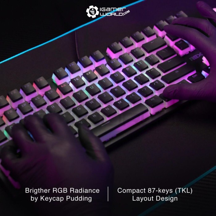Jual NEW REXUS LEGIONARE MX9P / MX9 PUDDING TKL MECHANICAL GAMING ...