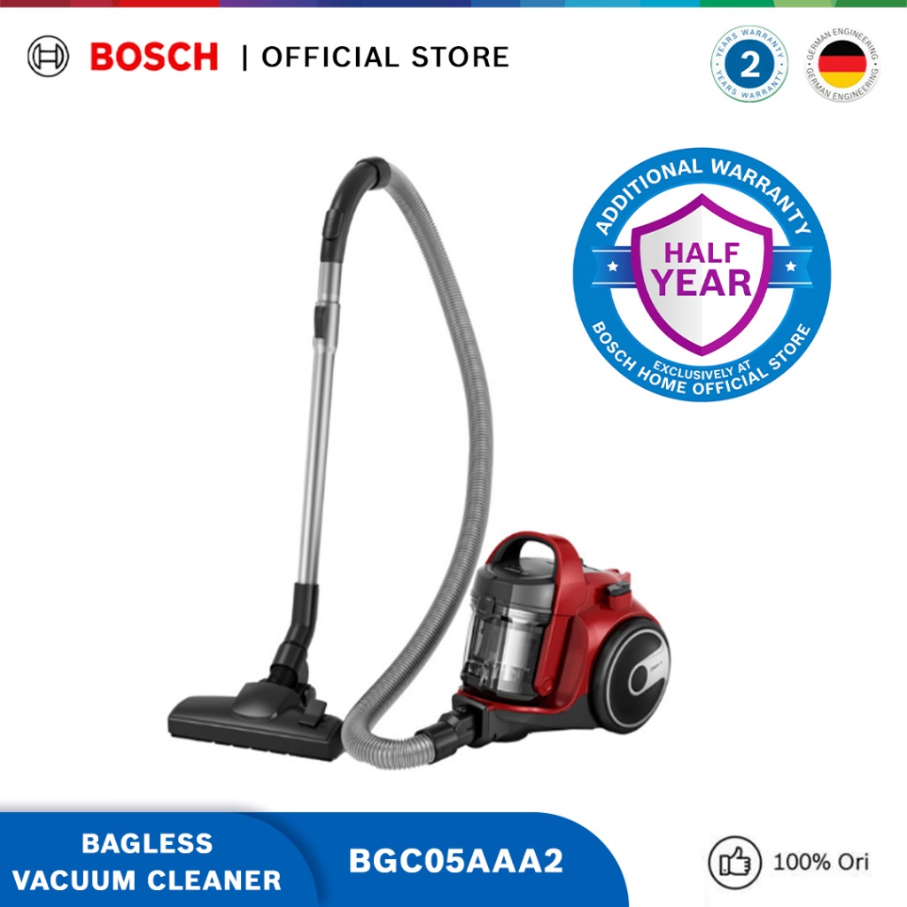 Jual Bosch BGC05AAA2 Bagless Vacuum Cleaner | Serie 2 | Shopee Indonesia