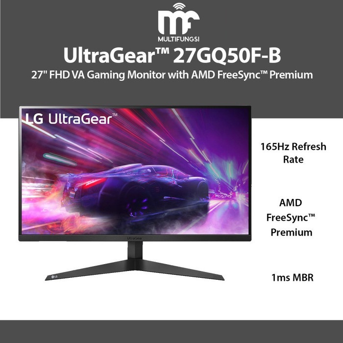 Jual Monitor LG 27"27GQ50F-B FHD 2K FHD 165Hz 1Ms UltraGear Gaming ...