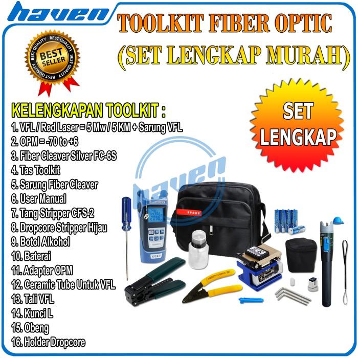 Jual Catv/Ftth Tool Kit Set Lengkap Opm Vfl Cleaver Fo/Fiber Optic ...