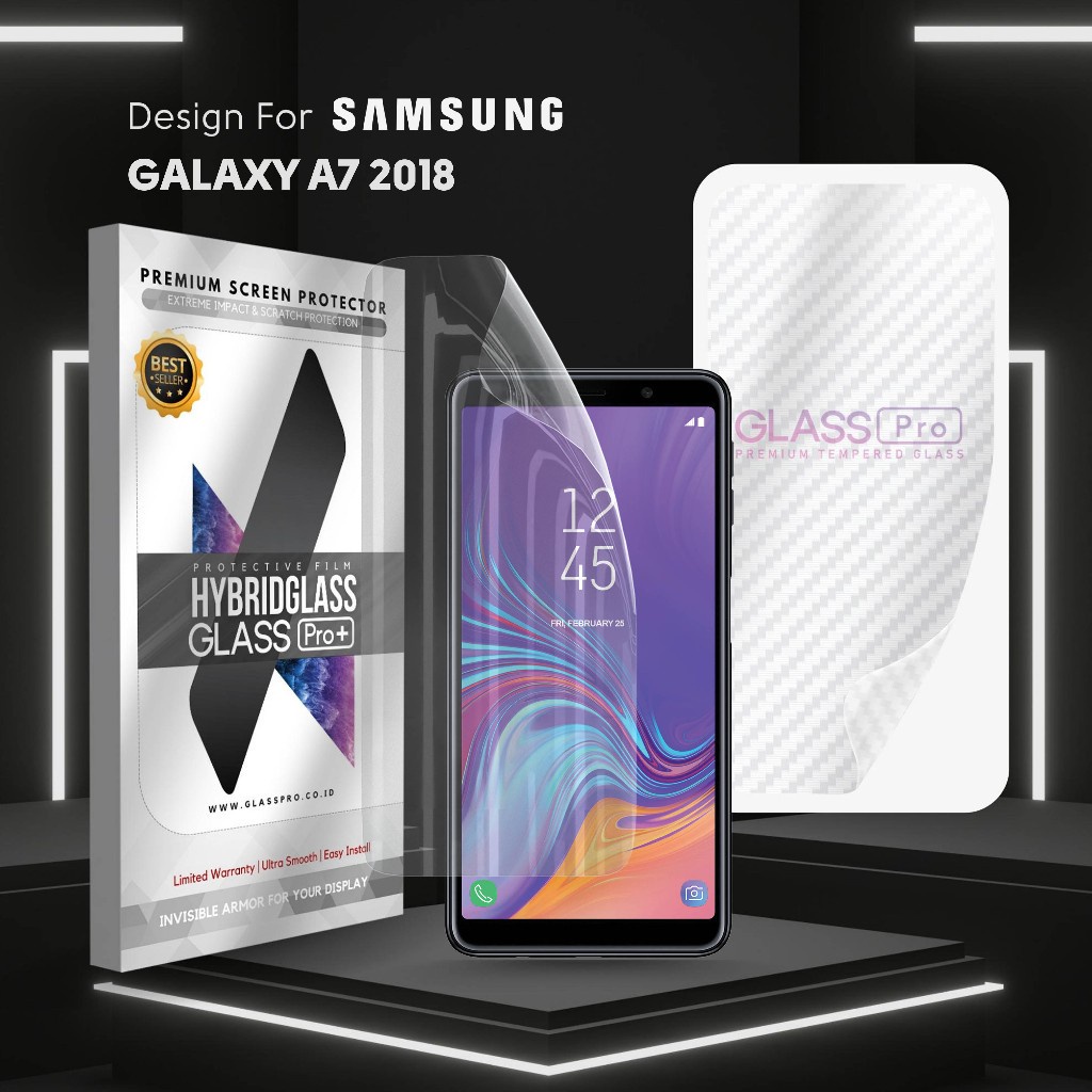 Jual GLASS PRO Hybrid Glass Premium Anti Gores Hydrogel Samsung