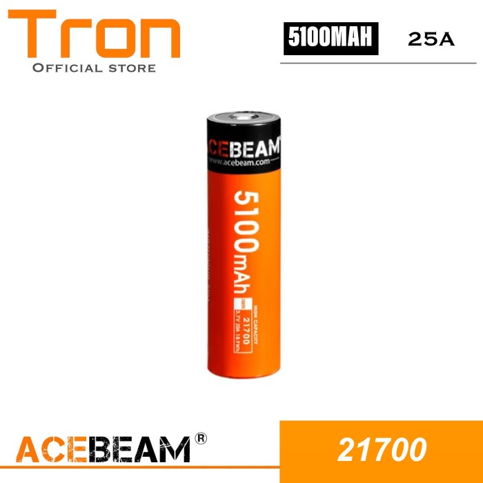 Jual Acebeam Battery 25A 21700 5100Mah Termurah | Shopee Indonesia