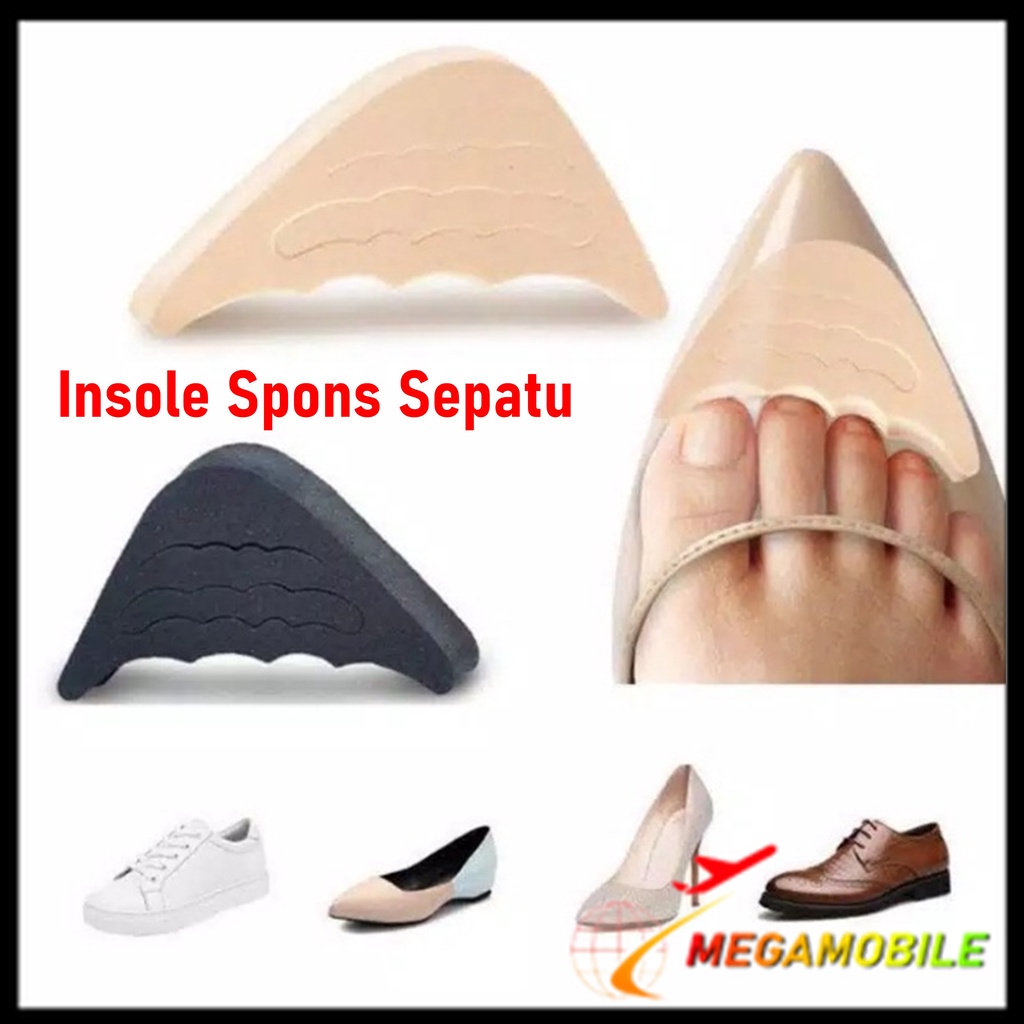 Jual Mm Busa Spons Insole Sol Alas Sepatu Kebesaran Bantalan Sepatu