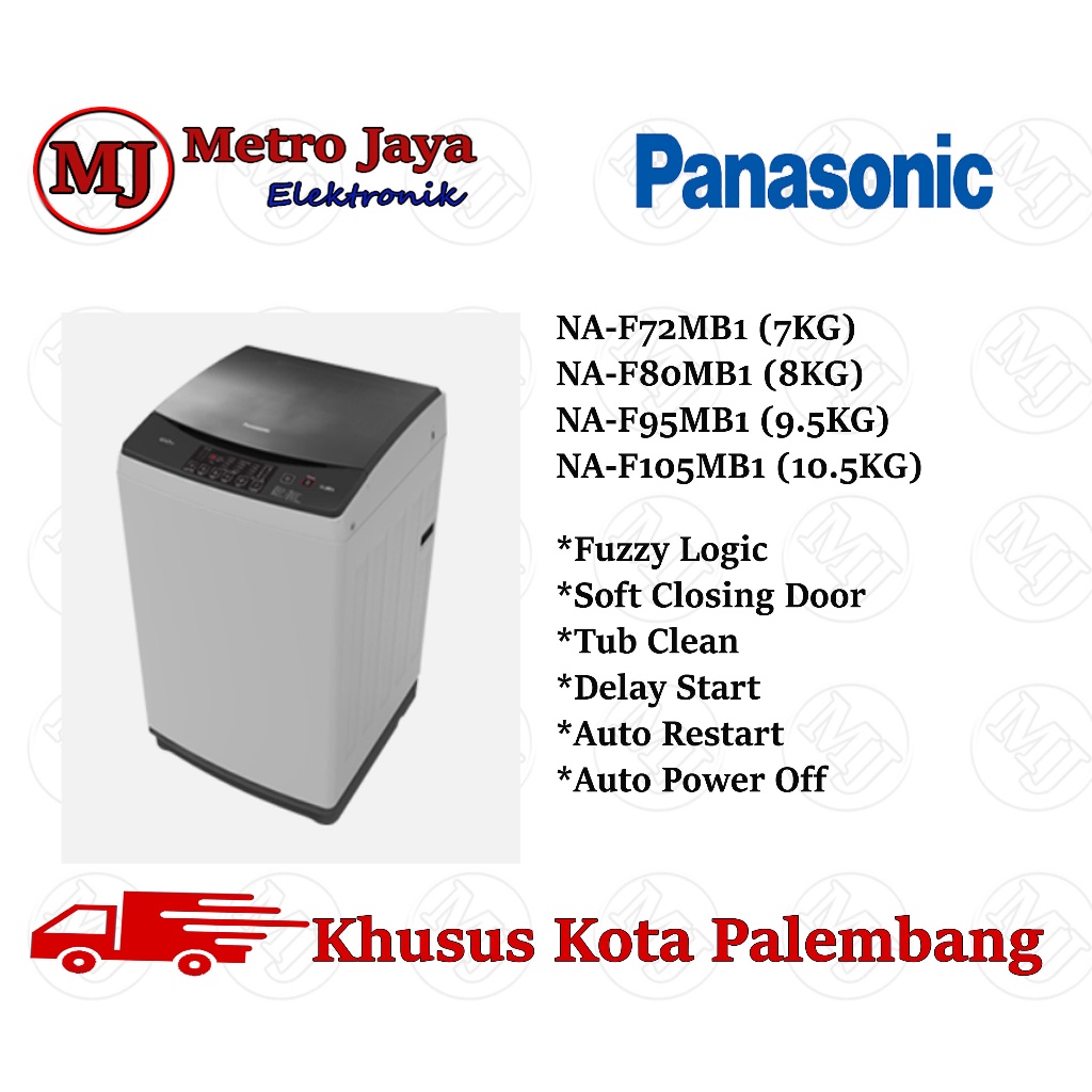 Jual Mesin Cuci Panasonic Tabung Naf Mb Kg Top Loading