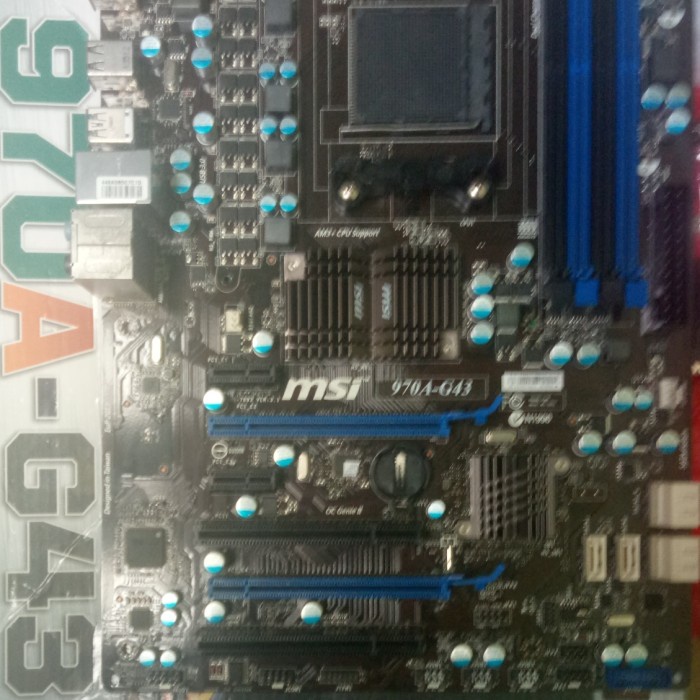 Jual motherboard mobo am3+ msi 970A - G43 minus | Shopee Indonesia