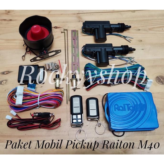 Jual PAKET ALARM MOBIL PICKUP MEREK RAITON DAN CENTRAL LOCK 2 PINTU ...