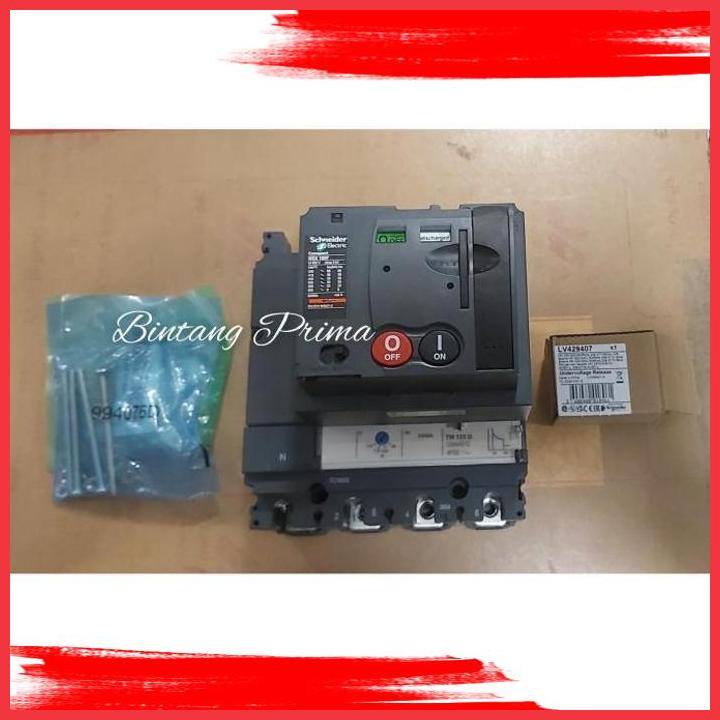 Jual (BPS) MCCB NSX160F 4P 125A KOMPLIT MOTORIZED SCHNEIDER | Shopee ...