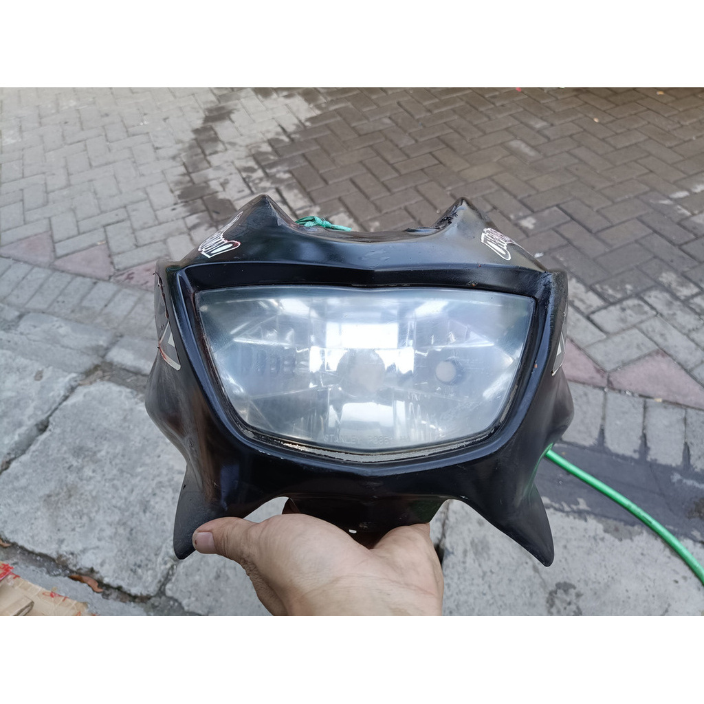 Jual HEADLAMP BATOK DEPAN NINJA 150 R BARONG SUPER KIP Original Copotan