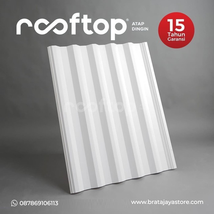Jual Baru Atap Upvc Rooftop I-Series I Series Rumah Gedung Ruko Putih 5 ...